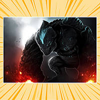 Плакат А3 Аніме Kaiju No. 8 / Кайдзю 8 014