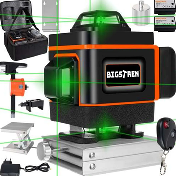 Лазерний рівень 4D-лазер Bigstren (16 ліній - 4 x 360°) 18763