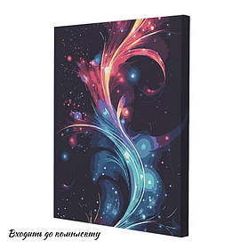 Картина за номерами зі світлодіодною підсвіткою Riviera Blanca Магічна абстракція 40x50 см (ГР-022)