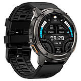 Ультра розумний водонепроникний годинник для плавання та дайвінгу Kospet TANK T3 Black, фото 4