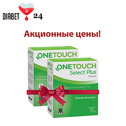 Акційні тест-смужки One Touch Select Plus