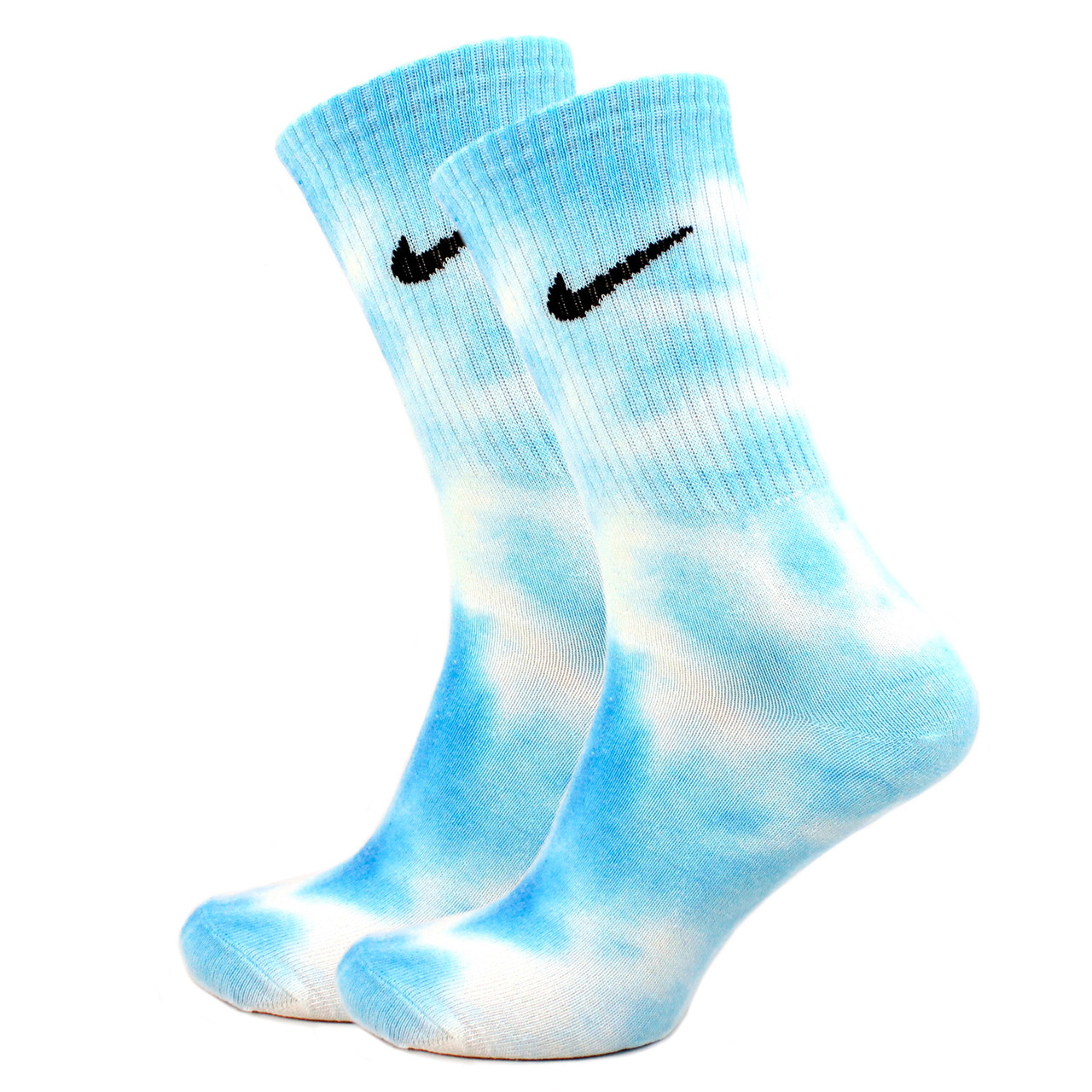 Жіночі шкарпетки Nike tie-dye 36-40 Color високі кольорові носки найк тай дай