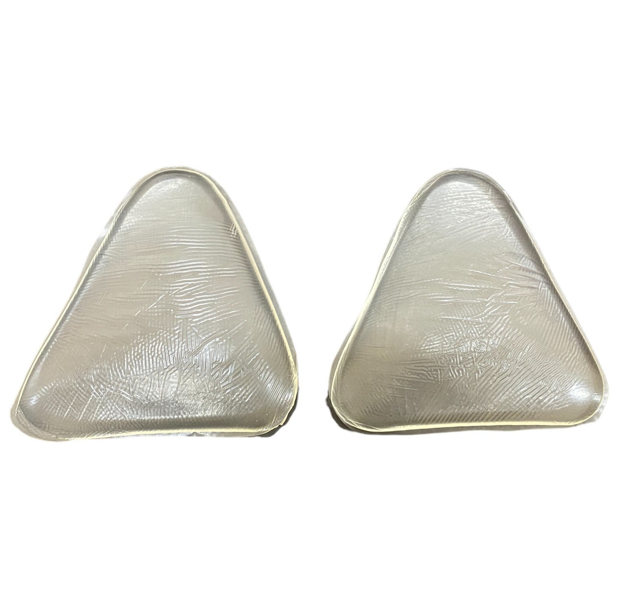 Вкладиші силіконові пушап 11*11,5*1,3 см трикутні пуш ап у бюстгальтер купальник, фото 1