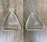 Вкладиші силіконові пушап 11*11,5*1,3 см трикутні пуш ап у бюстгальтер купальник, фото 2