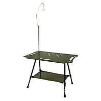 Кемпинговый металлический стол Optima KТ6040 для кухни, раскладной стол