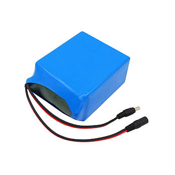 Акумулятор літієво-полімерний 30000 mAh 12V з вбудованими роз'ємами DC, фото 1