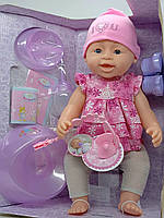 Пупс Девочка Star toys "Warm baby" 42 см пьет, писает, плачет WZJ030-520