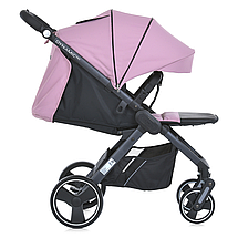 Візок прогулянковий дитячий EL CAMINO DYNAMIC PRO ME 1053-3 Mauve Pink Рожевий, фото 4