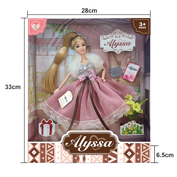 Лялька "Alyssa" Summer in Italy, шарнірна, кор. 33*28см (36шт)