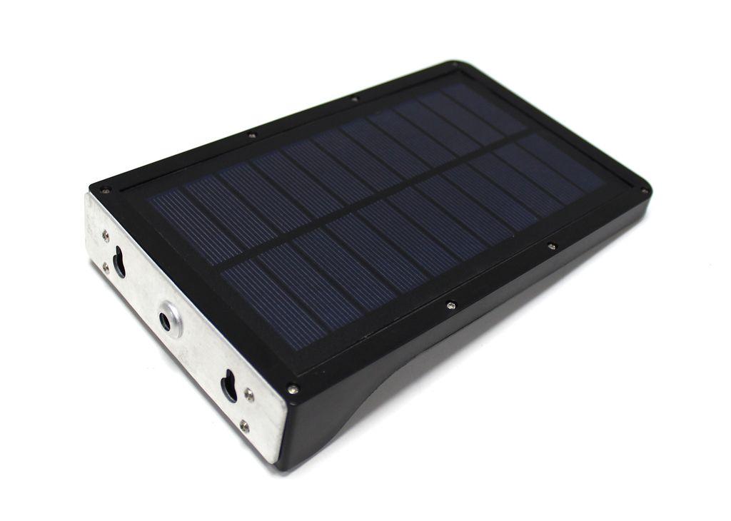 Світильник світлодіодний на сонячній батареї з датчиком руху (5.5V, 2.5W, 18650Li, 3.7V, 2000mAh, 36