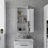 Шкаф для ванной комнаты Doros Мира Белый 57.8х15.4х76.4 (41510108)