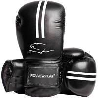 Боксерские перчатки PowerPlay 3016 16oz Black/White PP_3016_16oz_Black/White h