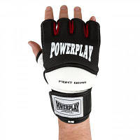 Перчатки для MMA PowerPlay 3075 S Black/White PP_3075_S_Bl/White h