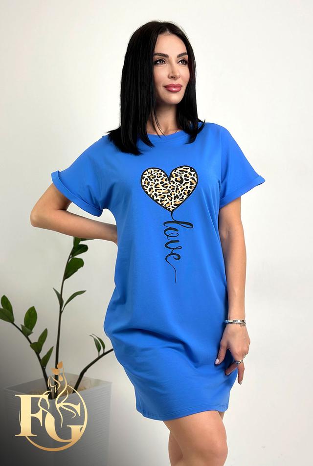 Сукня турецька бавовна "Passion" батал оптом Сукня турецька бавовна "Passion" батал оптом