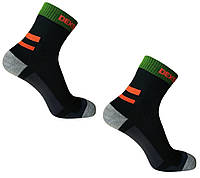 Водонепроницаемые носки Dexshell Running размера XL с оранжевыми полосами