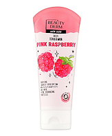 Маска-скраб для лица BEAUTYDERM Pink Raspberry 75 мл - нежно отшелушивает и смягчает кожу, увлажняет