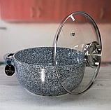Казан EDENBERG EB-3976 (EB-8004) 2.3, Каструля-котел з гранітним антипригарним покриттям, фото 6