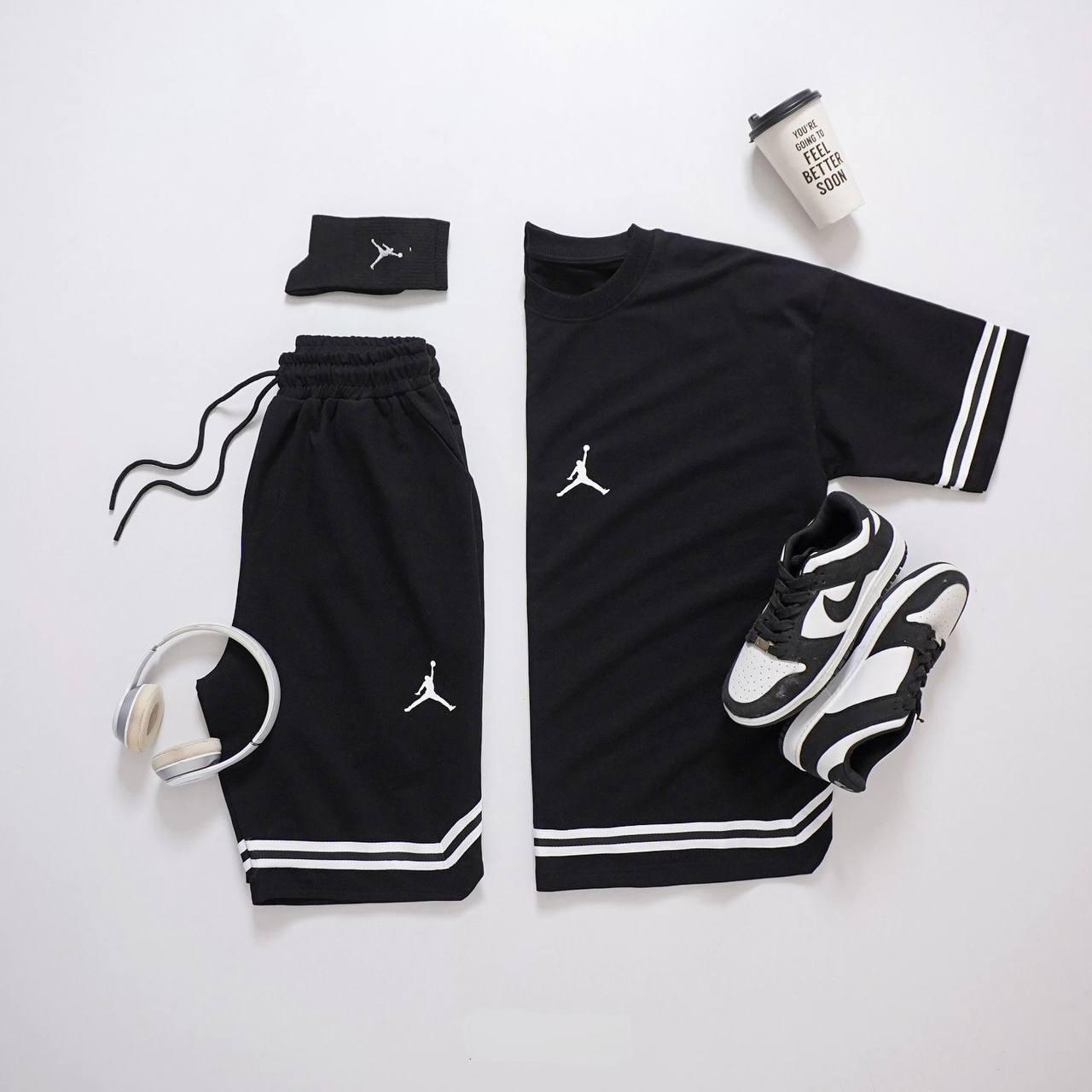 Чоловічий спортивний костюм Jordan (футболка+шорти)