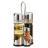 Спецівниця UNIQUE UN-1603 4шт - 11389, Набір баночок для спецій, фото 2