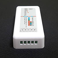 Контролер для світлодіодної стрічки+білий колір RGBW 12-24V Sneha (RGBW DC12-24V 24A), фото 3