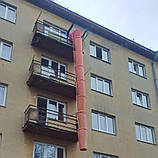 Сміттєспуск 25 м, сміттєспуск будівельний, рукав для скидання сміття, фото 4