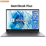 БУ Ноутбук CHUWI GemiBook Plus Intel N100 LPDDR5 8G 256G 15,6 дюйма IPS FHD 1920х1080 Wi-Fi 6 Windows 11 EN/UA, фото 3