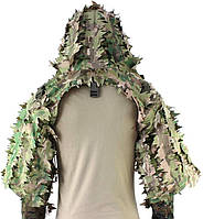 Маскувальний капюшонSniper Ghillie Viper Hood с 3D-лазерним листям мультикам, олива