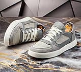 Кросівки Чоловічі Літні Сітка Білі, фото 4