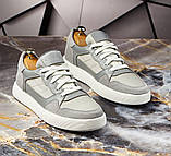 Кросівки Чоловічі Літні Сітка Білі, фото 5