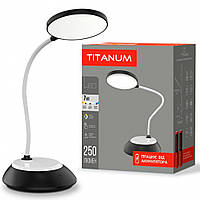 LED лампа с аккумулятором TITANUM TLTF-022B 7W 3000-6500K USB Черный