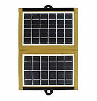 Солнечная панель трансформер портативная складная зарядка от солнца Solar Panel 7Вт CcLamp СL-670