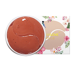 Гідрогелеві патчі під очі SERSANLOVE Roselle Gel Eye Mask з квітами гибискуса 60 шт