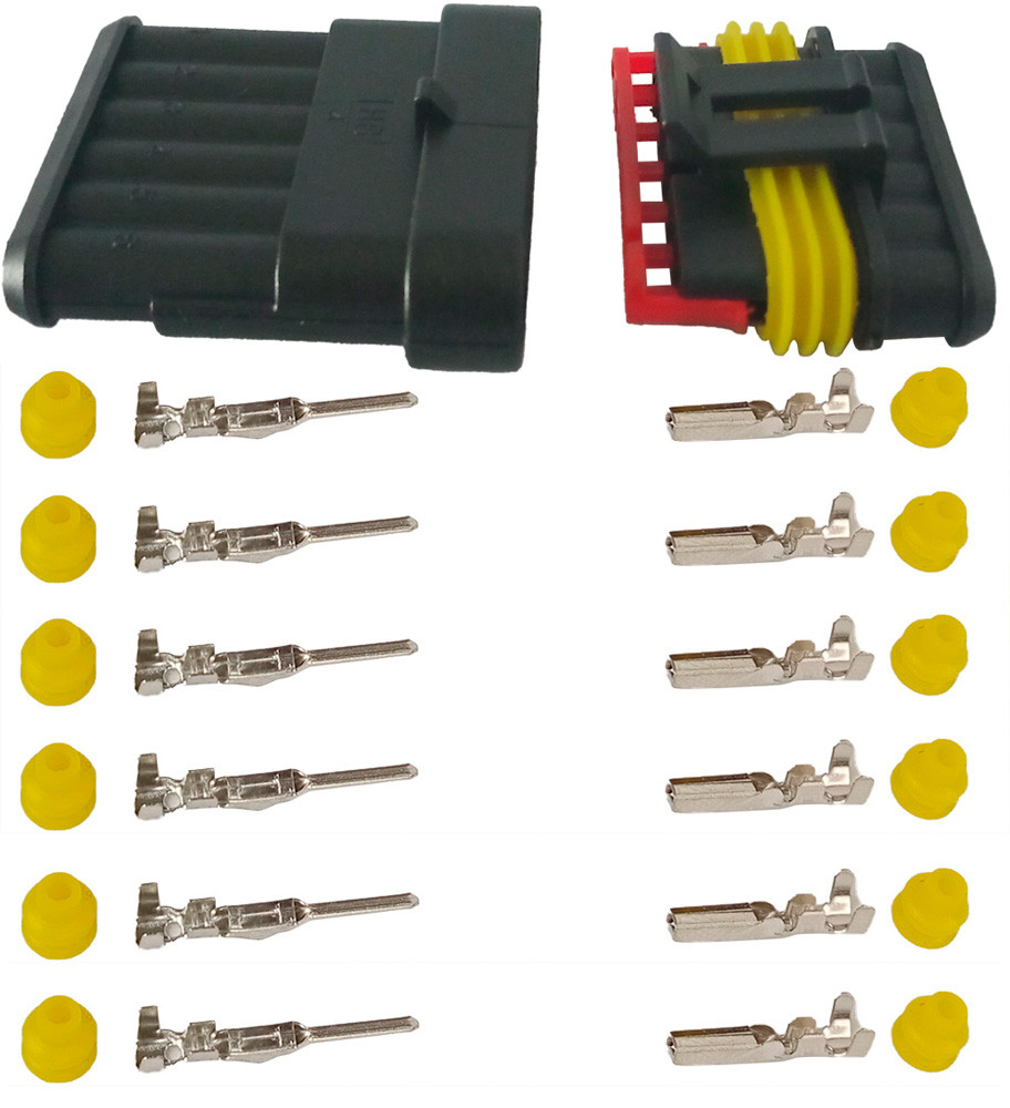 Роз'єм герметичний універсальний (6 pin) AWM HC-6