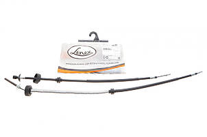 LINEX 35.78.01 - Комплект тросів електро ручника на Рено Сценик II K9K 1.5dci, K4M 1.6i 16V, фото 1