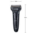 Машинка для стрижки 3в1 від акумулятора, Gemei GM59 / Портативна електробритва з насадками / Тример для носа, фото 9