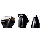 Машинка для стрижки 3в1 від акумулятора, Gemei GM59 / Портативна електробритва з насадками / Тример для носа, фото 5