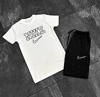 2в1 Футболка біла+ Шорти NIKE VINTAGE