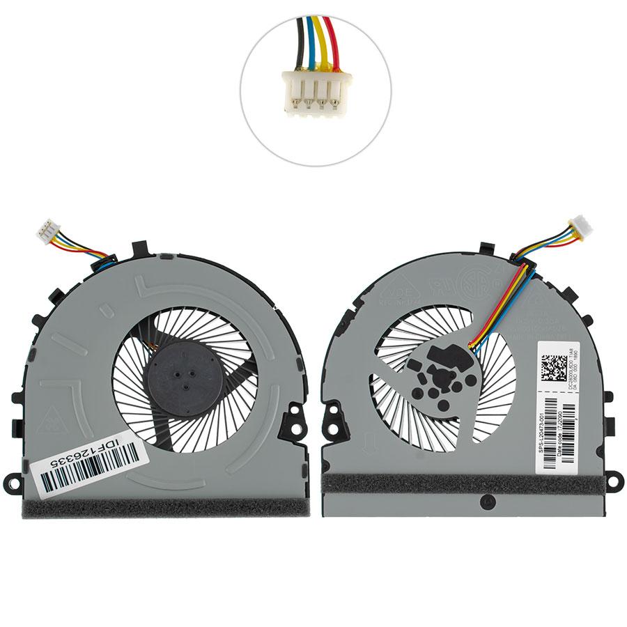 Оригінальний вентилятор для ноутбука HP 15-DA000 (use in models with Discrete graphics), 4pin (L20473-001) (Кулер), фото 1