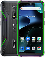 Защищенный смартфон Blackview BV5200 4/32Gb Green NFC (Global) противоударный водонепроницаемый телефон