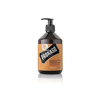 Шампунь для бороди Proraso Wood&Spice Beard Shampoo 500мл