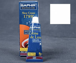 Водовідштовхуючий крем для взуття Saphir Creme De Luxe 1789, безбарвний (02), 50 мл
