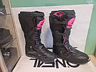 Мотоботи Oneal New Logo Rider Boot Black Pink розмір 10 US 41 43 EU, фото 2