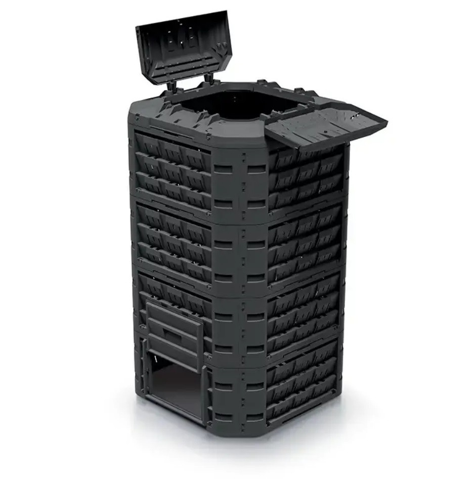Компостер садовий 950 л Prosperplast Compogreen Vario IKL950C-S411 чорний