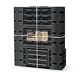 Компостер садовий 950 л Prosperplast Compogreen Vario IKL950C-S411 чорний, фото 3