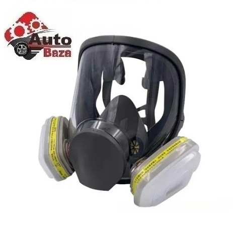 Полнолицевая маска противогаз 6800 с хим фильтрами защита от ...