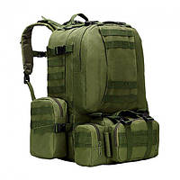 Скала 55л тактический рюкзак (хаки) комплект
