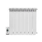 Електрорадіатор ELECTRO.7WL+ плюс 500/100 (200Вт) Wi-Fi зліва 700Вт з настінними кріпленнями, фото 2