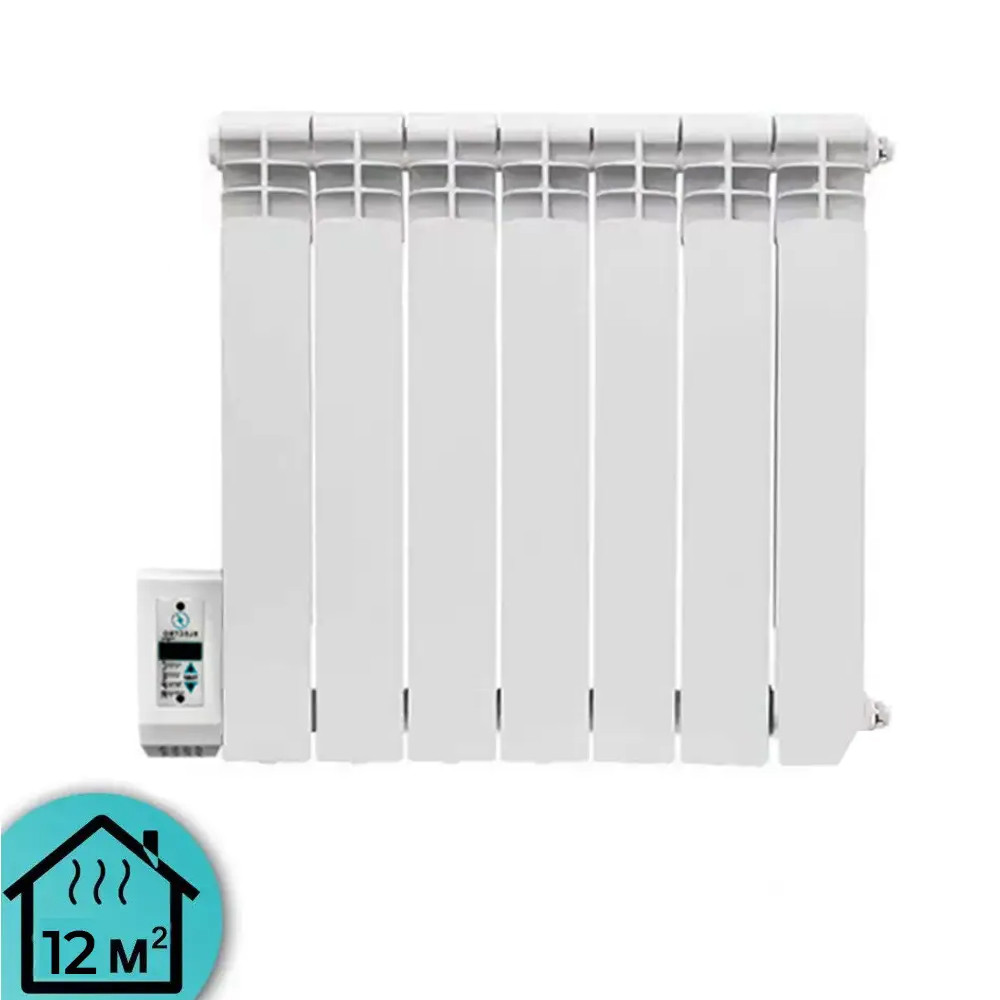 Електрорадіатор ELECTRO.7WL+ плюс 500/100 (200Вт) Wi-Fi зліва 700Вт з настінними кріпленнями, фото 1