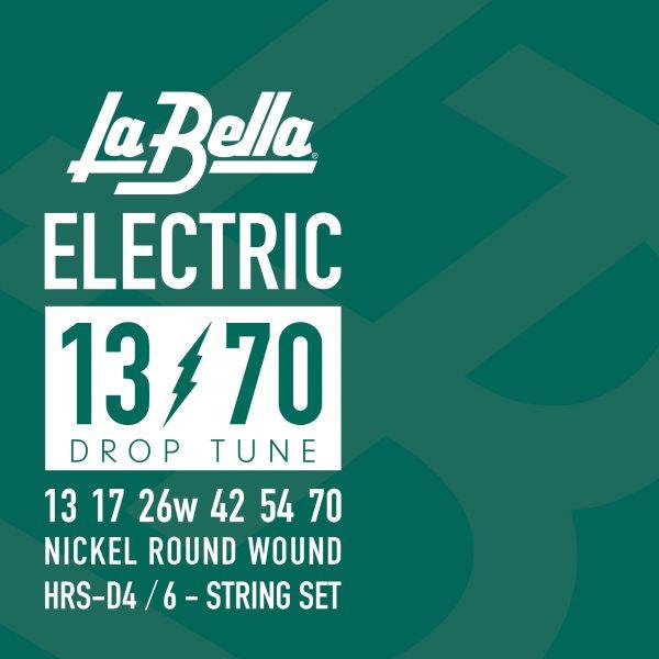 Струни для електрогітари La Bella HRS-D4 13-70