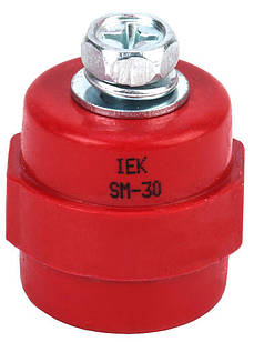 Ізолятор SM30 М8 силовий з болтом УЕК